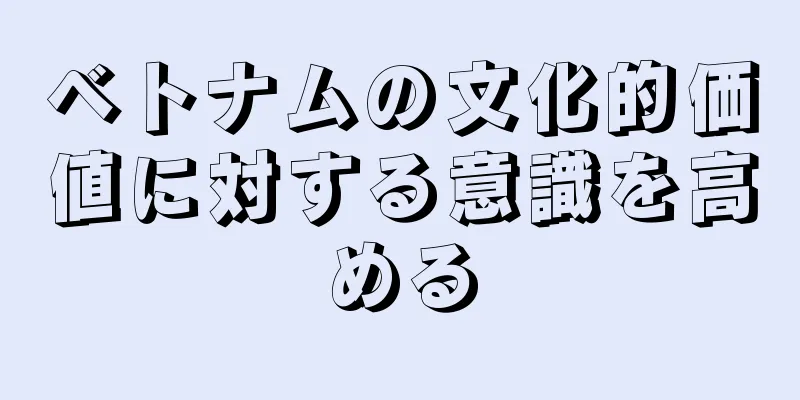 ベトナムの文化的価値に対する意識を高める
