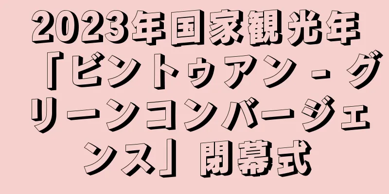 2023年国家観光年「ビントゥアン - グリーンコンバージェンス」閉幕式