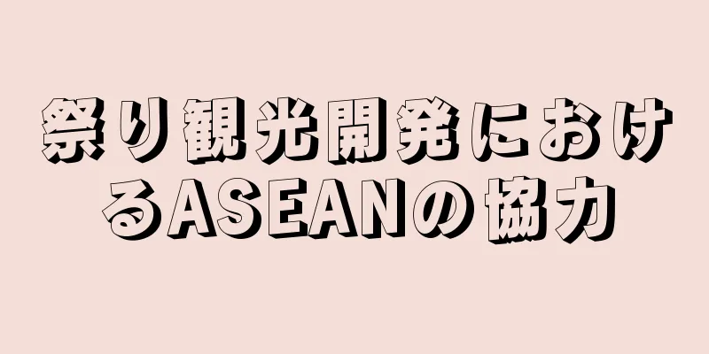 祭り観光開発におけるASEANの協力