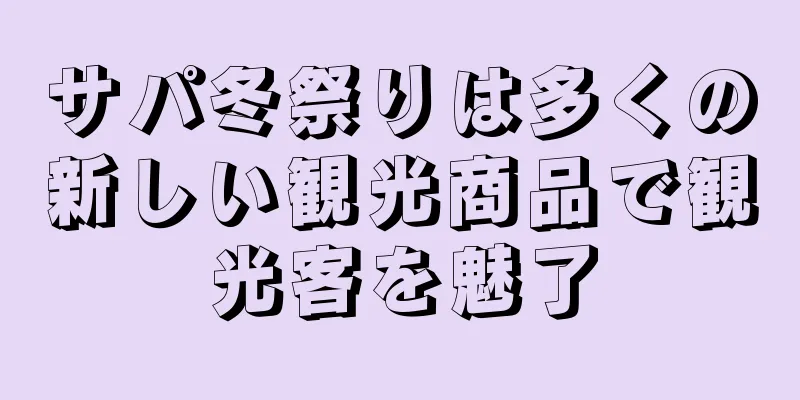 サパ冬祭りは多くの新しい観光商品で観光客を魅了