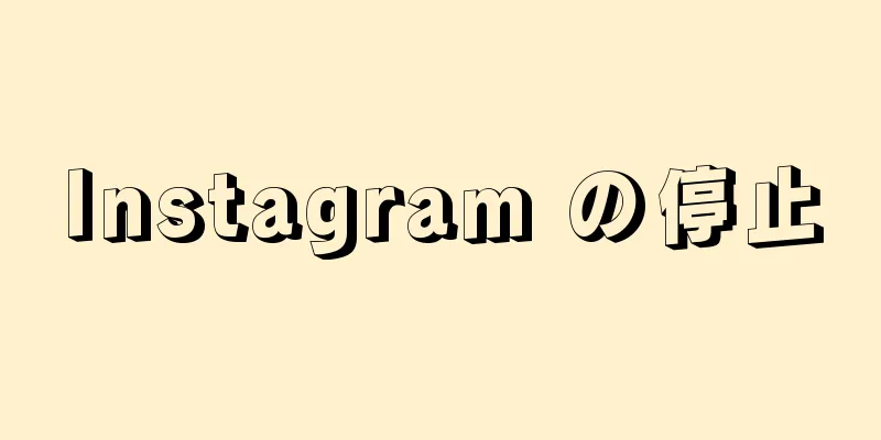 Instagram の停止