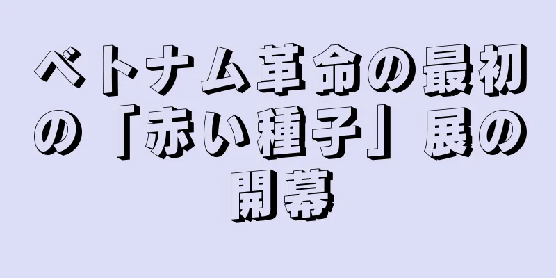 ベトナム革命の最初の「赤い種子」展の開幕