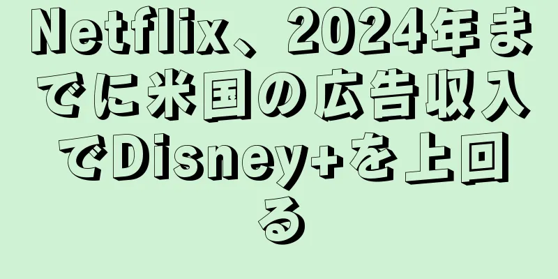 Netflix、2024年までに米国の広告収入でDisney+を上回る