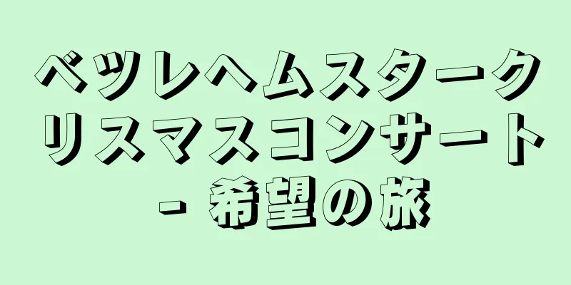 ベツレヘムスタークリスマスコンサート - 希望の旅