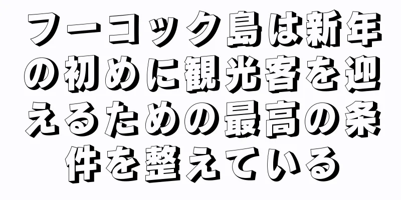 フーコック島は新年の初めに観光客を迎えるための最高の条件を整えている