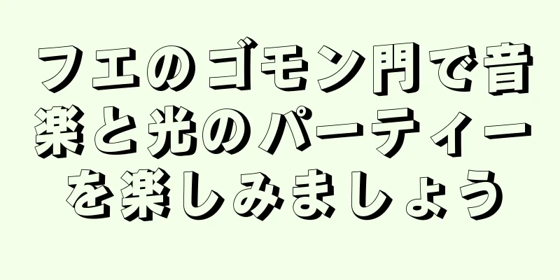 フエのゴモン門で音楽と光のパーティーを楽しみましょう