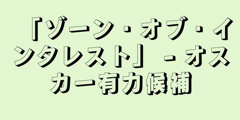 「ゾーン・オブ・インタレスト」 - オスカー有力候補
