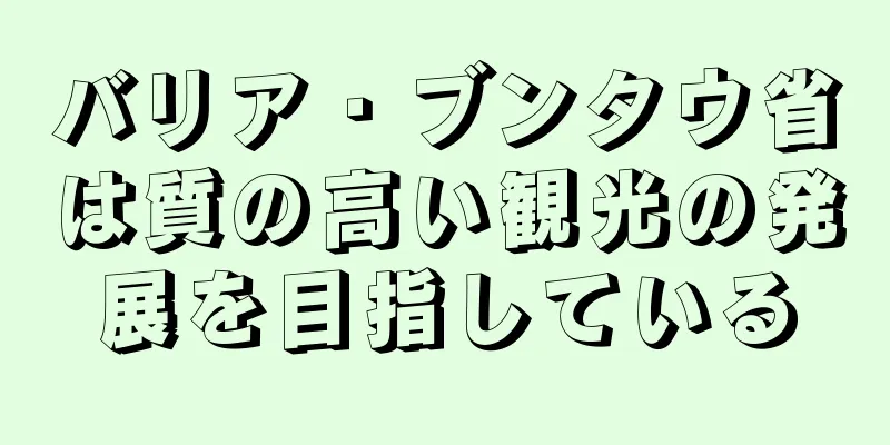 バリア・ブンタウ省は質の高い観光の発展を目指している