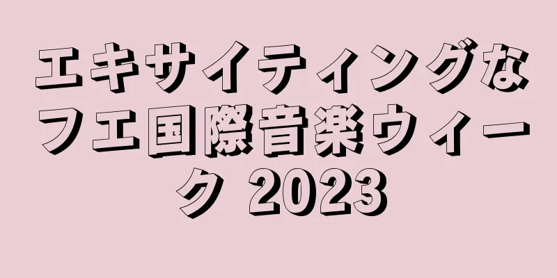 エキサイティングなフエ国際音楽ウィーク 2023