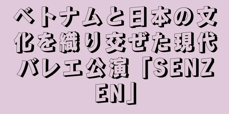 ベトナムと日本の文化を織り交ぜた現代バレエ公演「SENZEN」