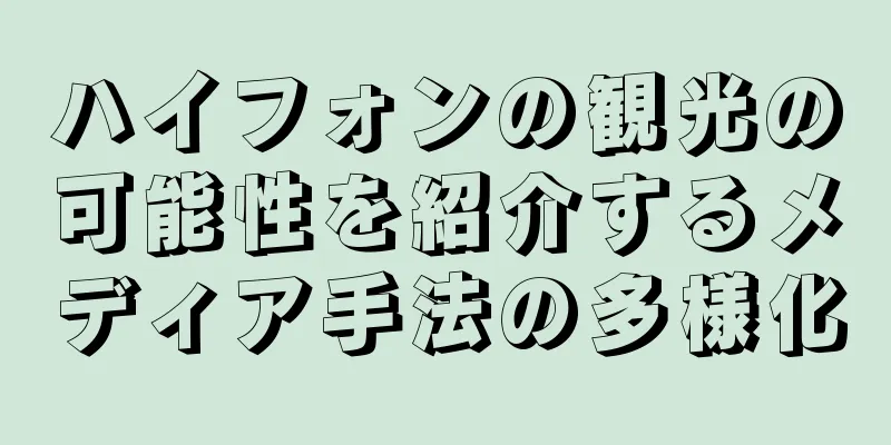 ハイフォンの観光の可能性を紹介するメディア手法の多様化