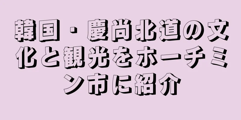 韓国・慶尚北道の文化と観光をホーチミン市に紹介