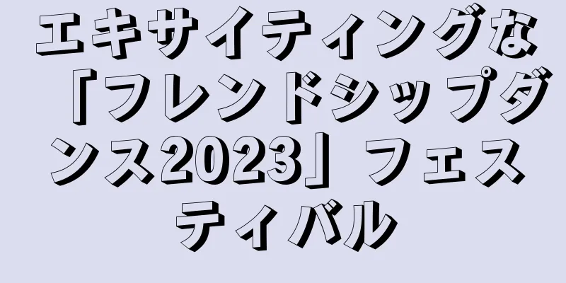 エキサイティングな「フレンドシップダンス2023」フェスティバル