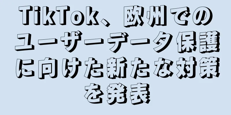 TikTok、欧州でのユーザーデータ保護に向けた新たな対策を発表