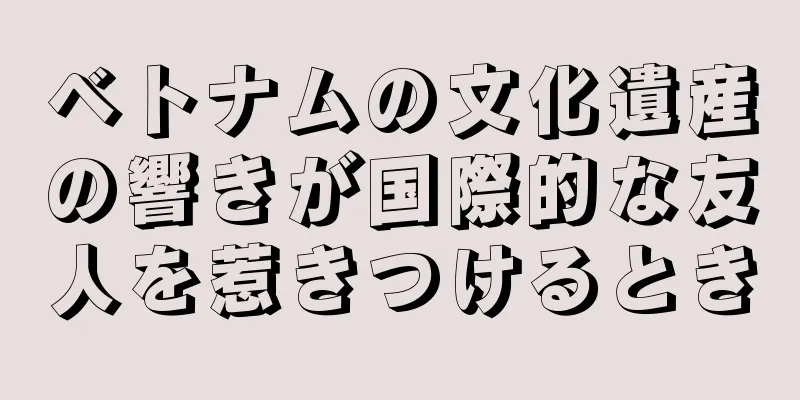 ベトナムの文化遺産の響きが国際的な友人を惹きつけるとき