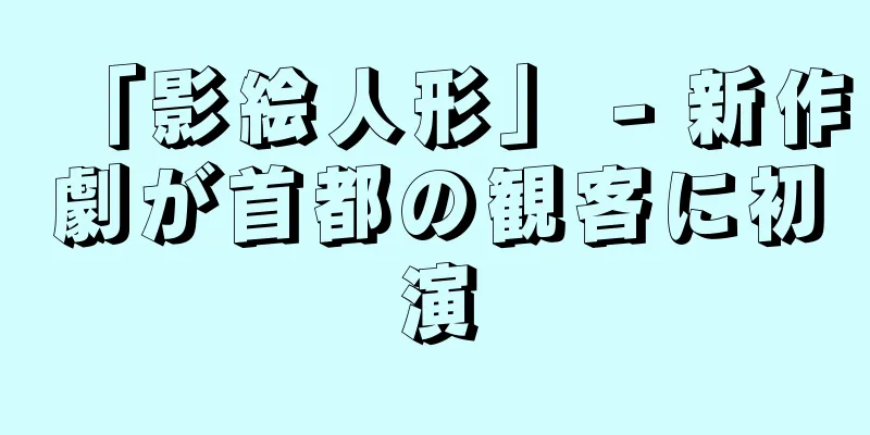 「影絵人形」 - 新作劇が首都の観客に初演