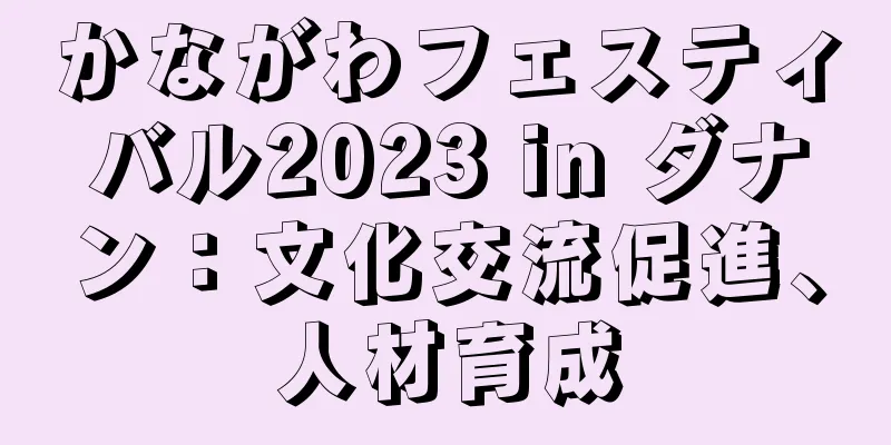 かながわフェスティバル2023 in ダナン：文化交流促進、人材育成