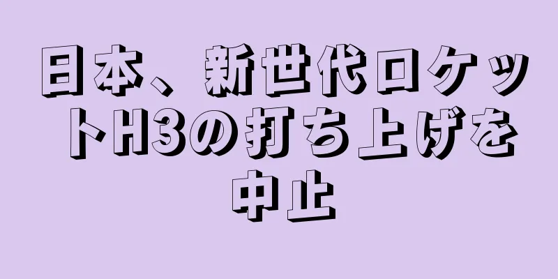 日本、新世代ロケットH3の打ち上げを中止