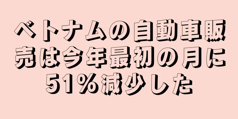 ベトナムの自動車販売は今年最初の月に51%減少した