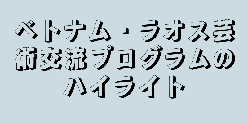 ベトナム・ラオス芸術交流プログラムのハイライト
