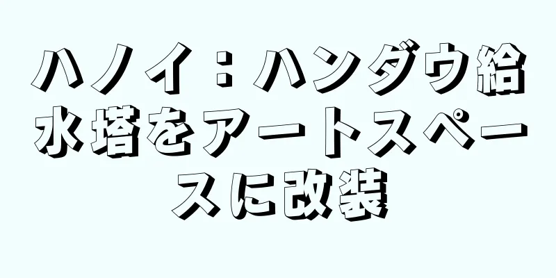 ハノイ：ハンダウ給水塔をアートスペースに改装