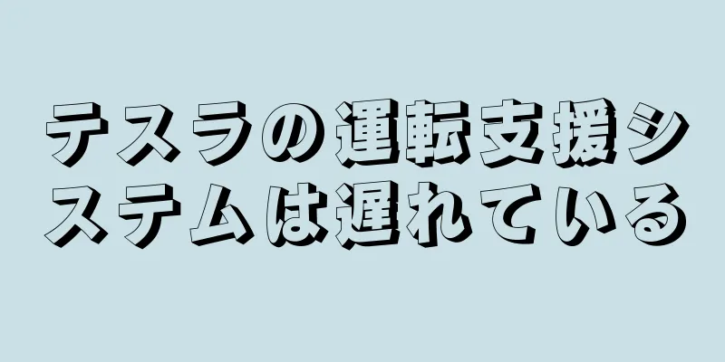 テスラの運転支援システムは遅れている