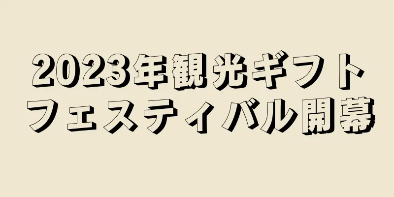 2023年観光ギフトフェスティバル開幕