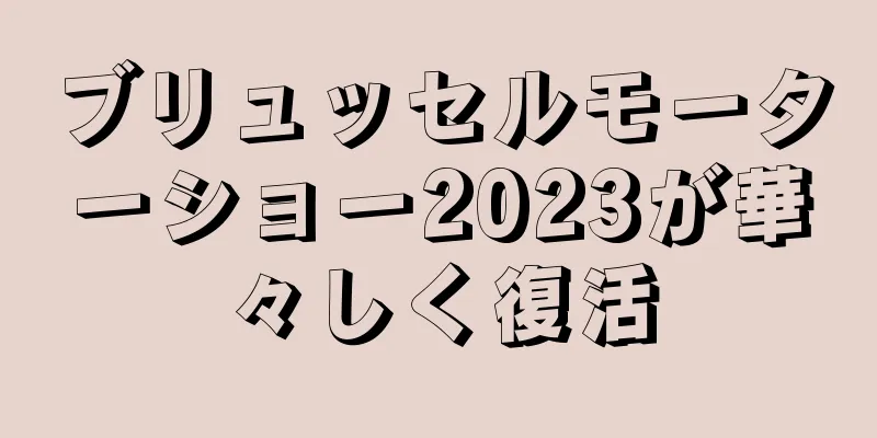 ブリュッセルモーターショー2023が華々しく復活