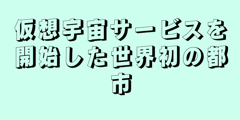 仮想宇宙サービスを開始した世界初の都市