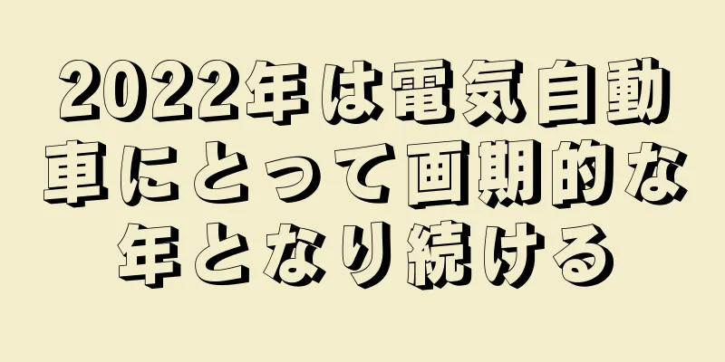 2022年は電気自動車にとって画期的な年となり続ける