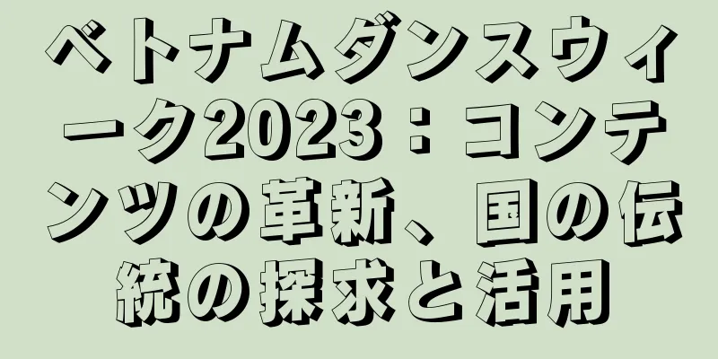 ベトナムダンスウィーク2023：コンテンツの革新、国の伝統の探求と活用