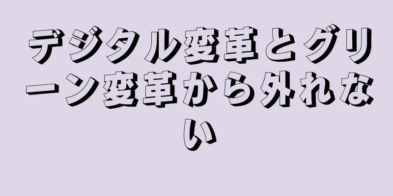 デジタル変革とグリーン変革から外れない