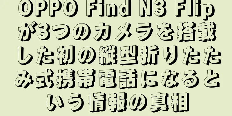 OPPO Find N3 Flipが3つのカメラを搭載した初の縦型折りたたみ式携帯電話になるという情報の真相