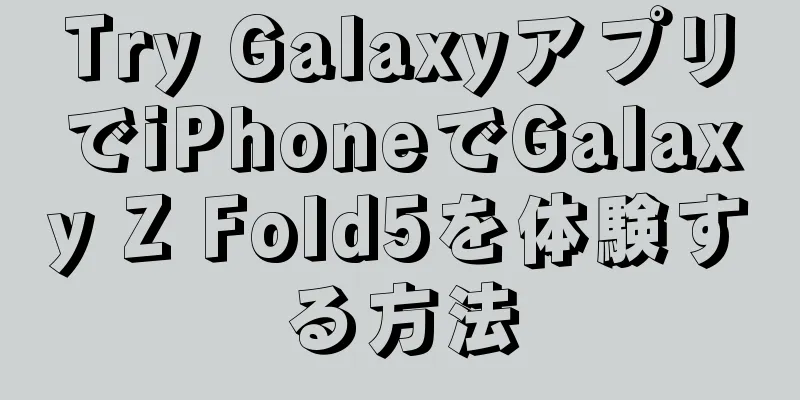 Try GalaxyアプリでiPhoneでGalaxy Z Fold5を体験する方法