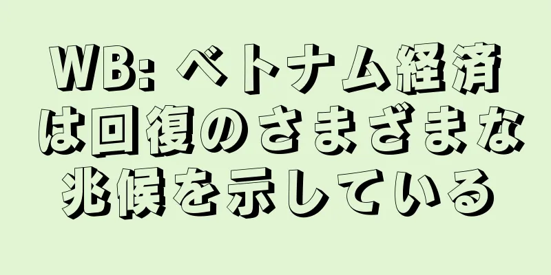 WB: ベトナム経済は回復のさまざまな兆候を示している