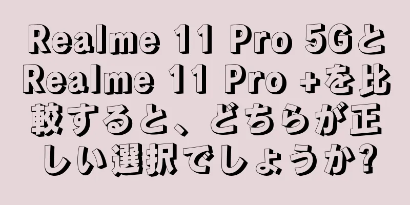 Realme 11 Pro 5GとRealme 11 Pro +を比較すると、どちらが正しい選択でしょうか?