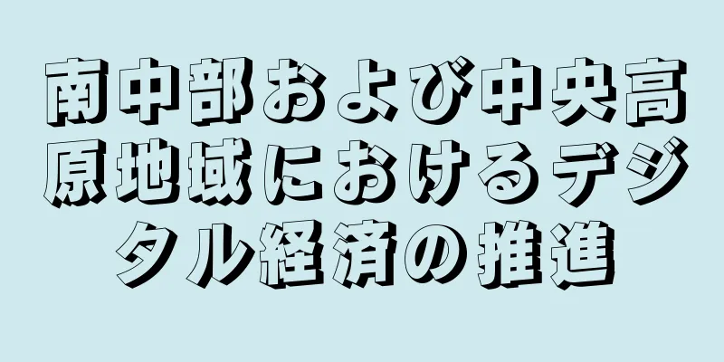 南中部および中央高原地域におけるデジタル経済の推進