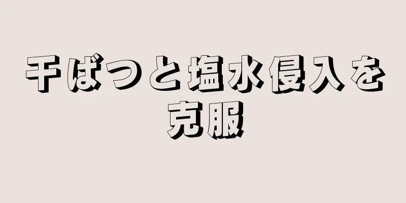 干ばつと塩水侵入を克服