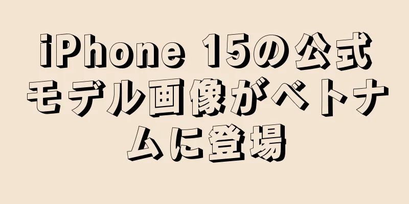 iPhone 15の公式モデル画像がベトナムに登場