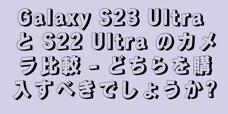 Galaxy S23 Ultra と S22 Ultra のカメラ比較 - どちらを購入すべきでしょうか?