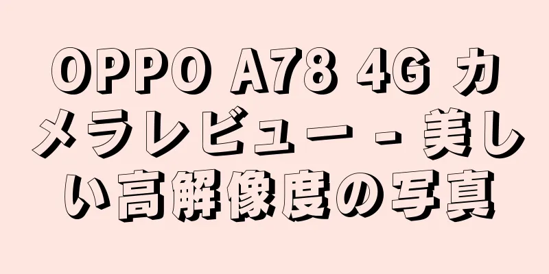 OPPO A78 4G カメラレビュー - 美しい高解像度の写真