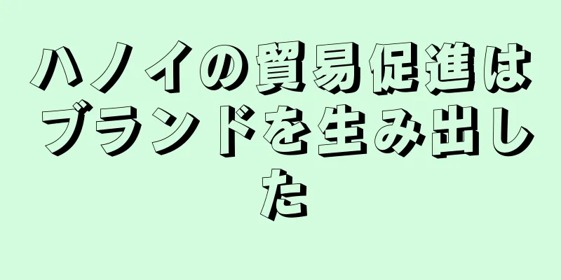 ハノイの貿易促進はブランドを生み出した