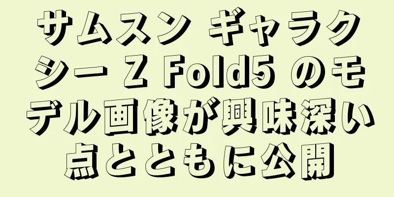 サムスン ギャラクシー Z Fold5 のモデル画像が興味深い点とともに公開
