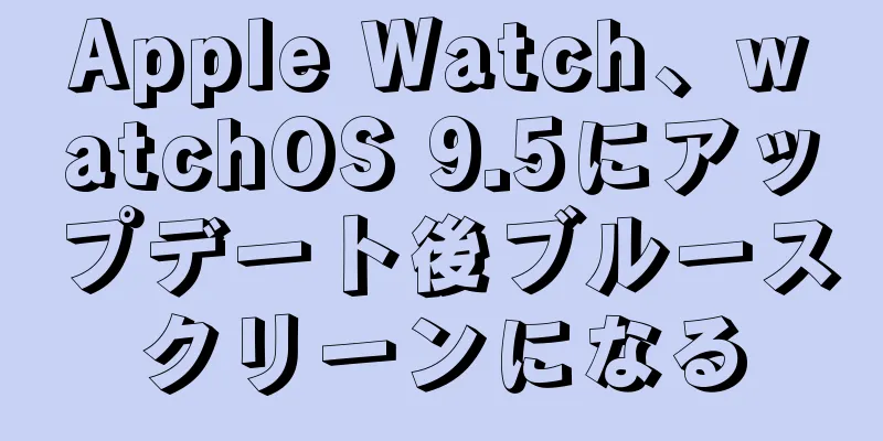 Apple Watch、watchOS 9.5にアップデート後ブルースクリーンになる