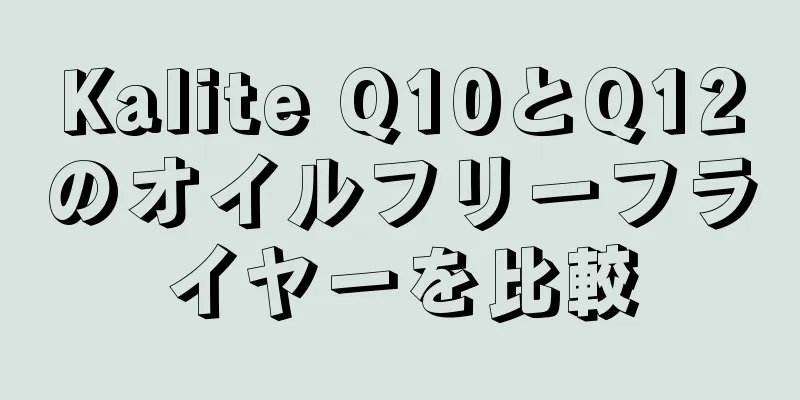 Kalite Q10とQ12のオイルフリーフライヤーを比較