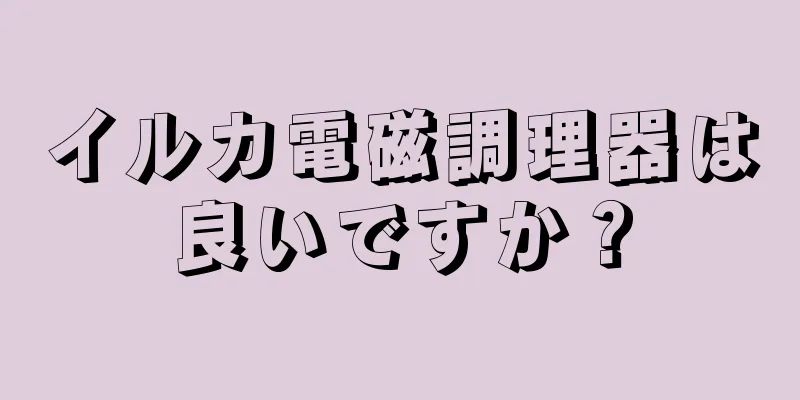 イルカ電磁調理器は良いですか？