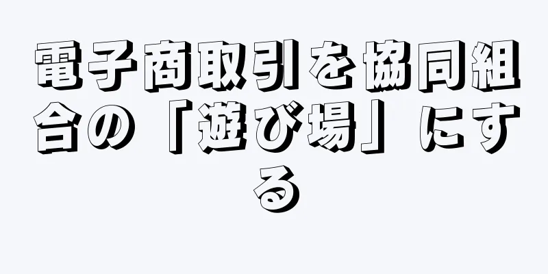 電子商取引を協同組合の「遊び場」にする