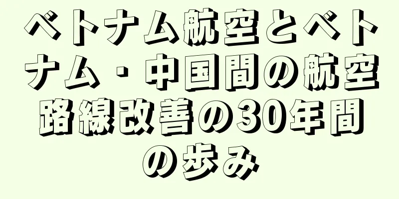 ベトナム航空とベトナム・中国間の航空路線改善の30年間の歩み