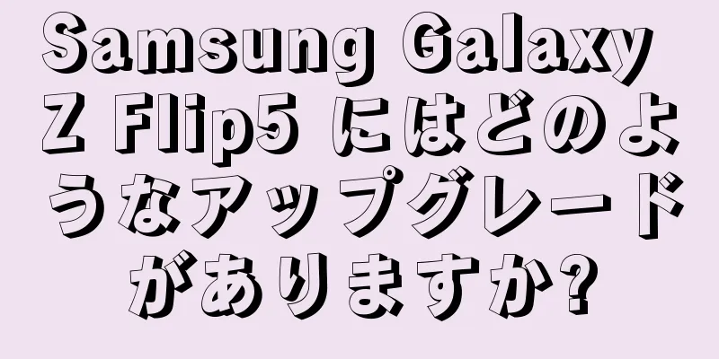 Samsung Galaxy Z Flip5 にはどのようなアップグレードがありますか?