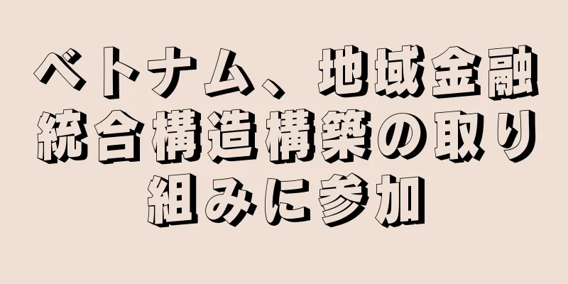 ベトナム、地域金融統合構造構築の取り組みに参加